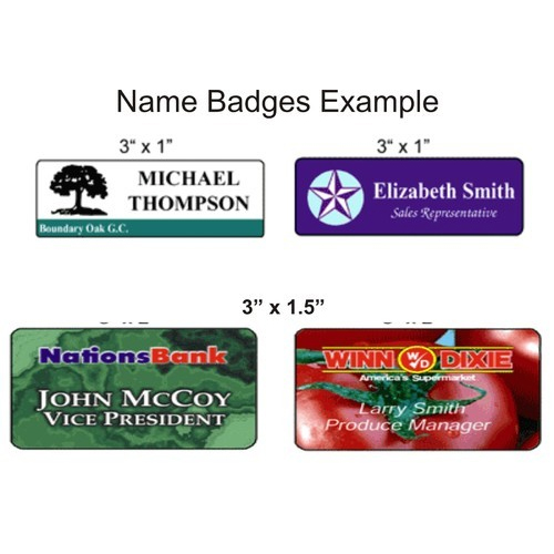 Plastic Badges